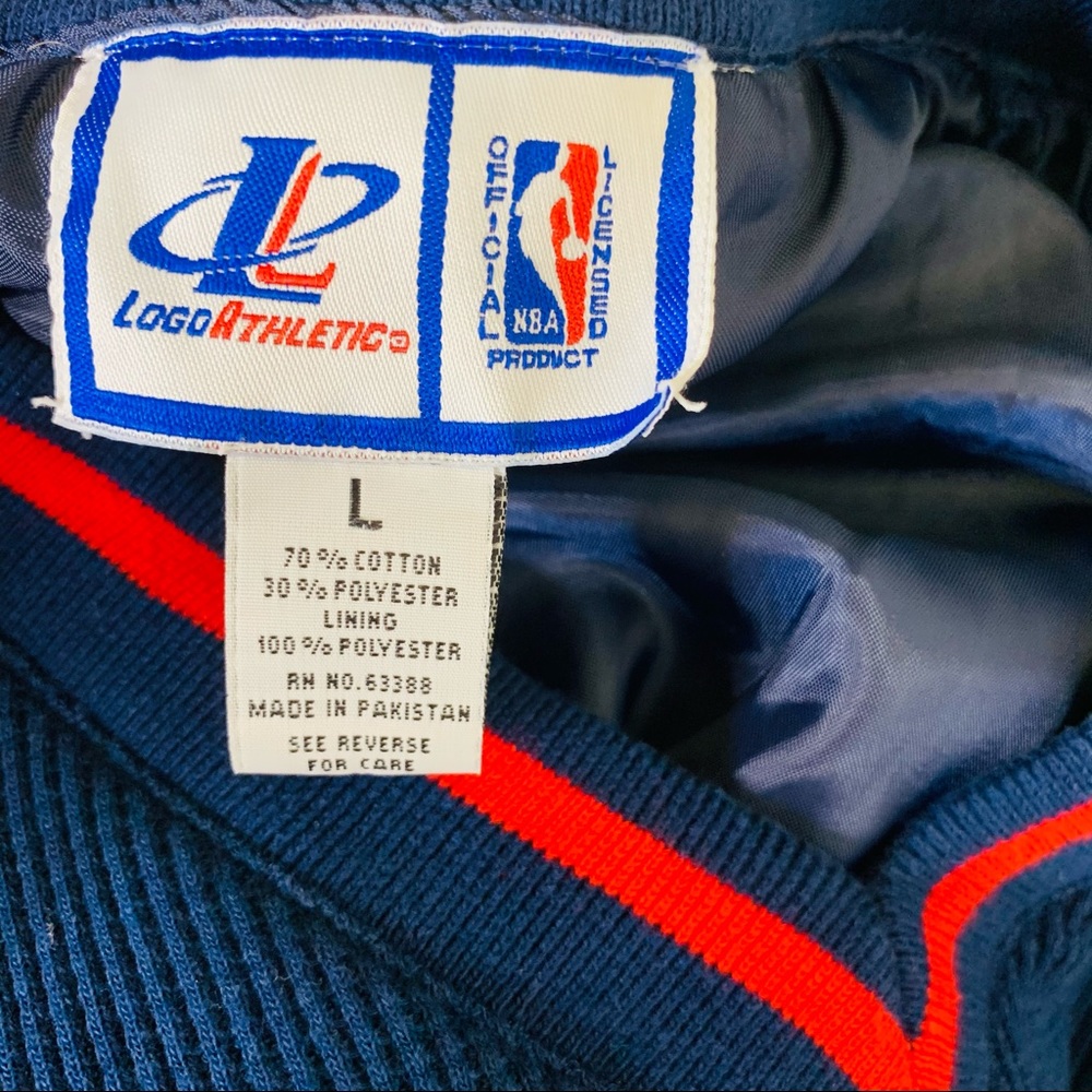 Vintage Houston Rockets Varsity Pullover Jacket LARGE 2948 - Picture 9 of 10